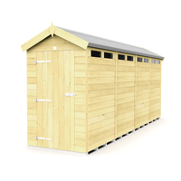 4ft x 16ft Apex Security Shed