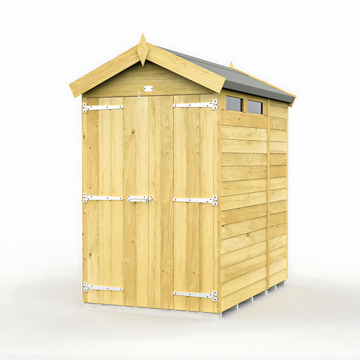 4ft x 6ft Apex Security Shed