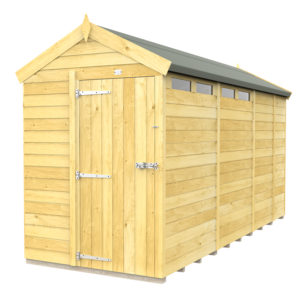 5ft Apex Security Shed