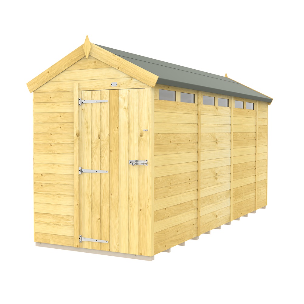 5ft Apex Security Shed