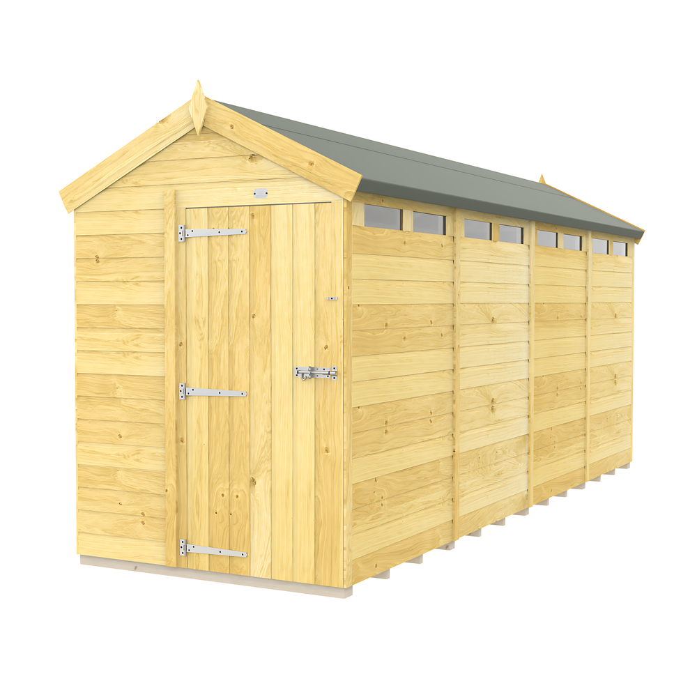 5ft Apex Security Shed