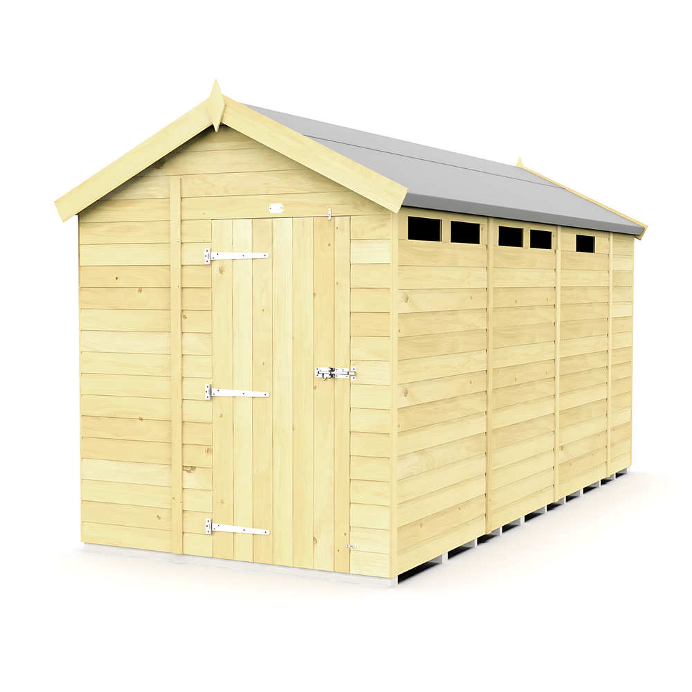 6ft x 13ft Apex Security Shed