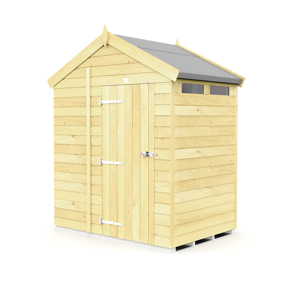 6ft Apex Security Shed