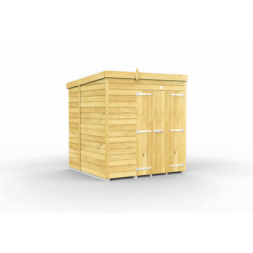 6ft Pent Shed