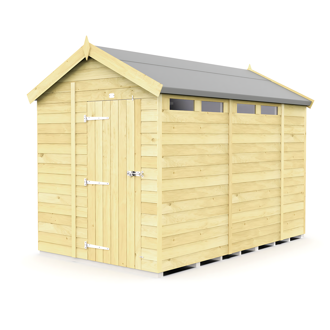 image 7ft x 11ft Apex Security Shed