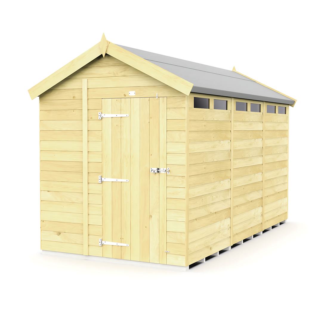 image 7ft x 12ft Apex Security Shed