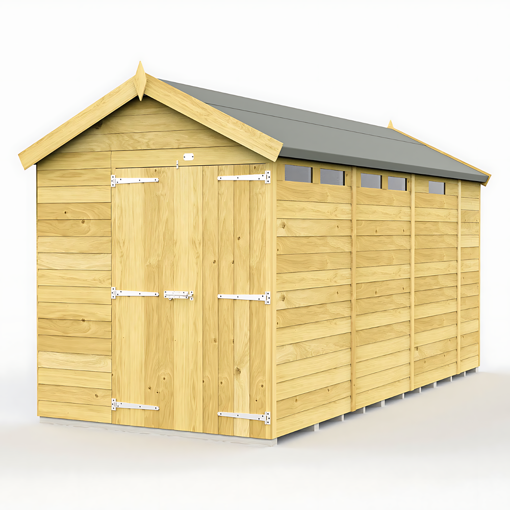 7ft Apex Security Shed