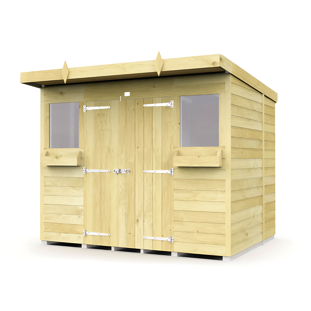 8ft Pent Summer Shed