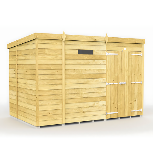 7ft x 9ft Pent Security Shed