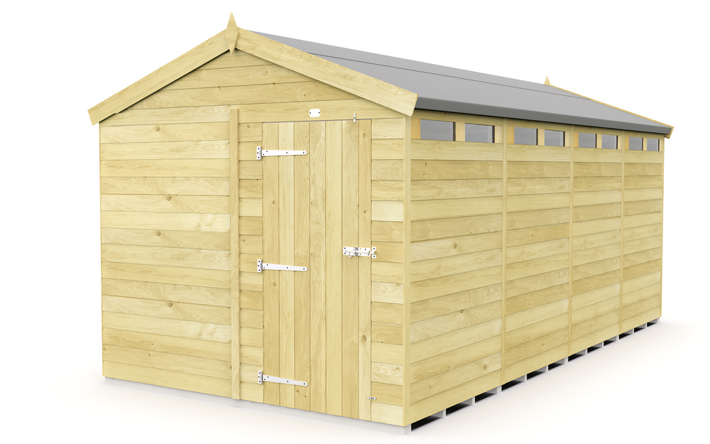 8ft Apex Security Shed