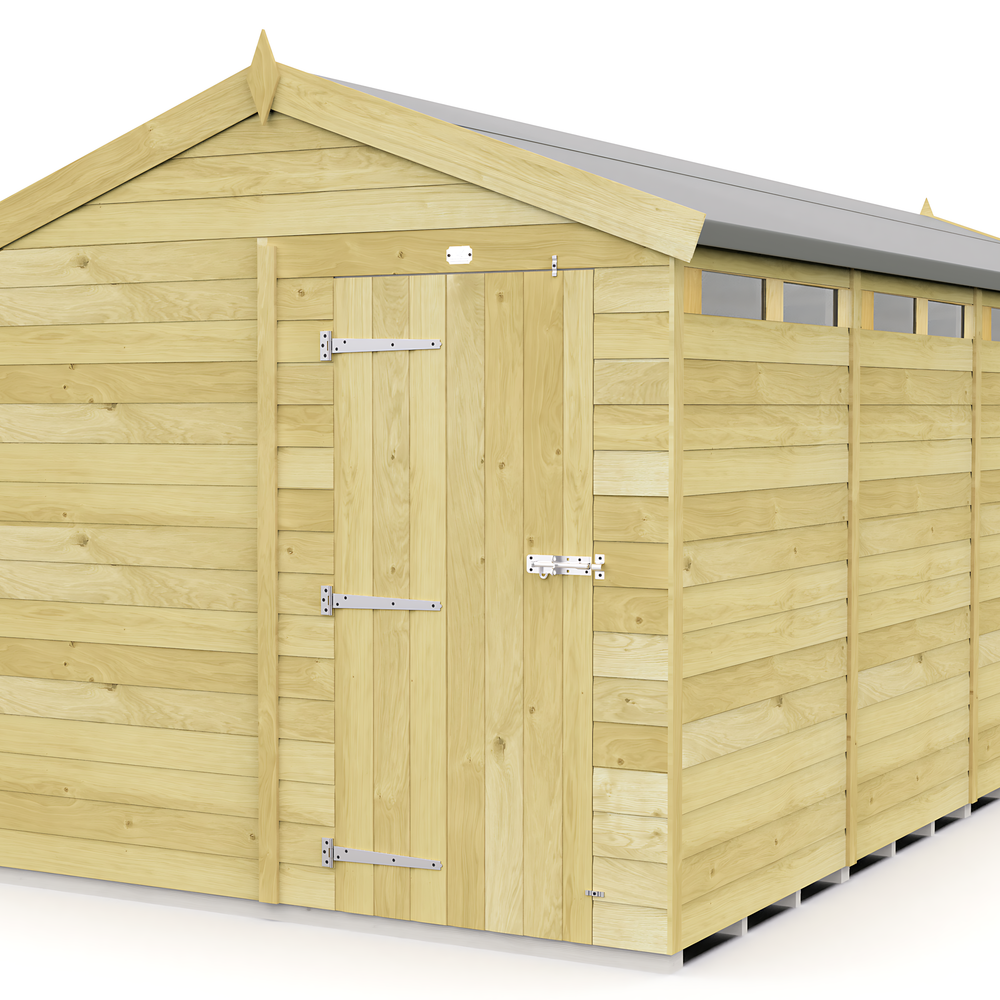 8ft Apex Security Shed