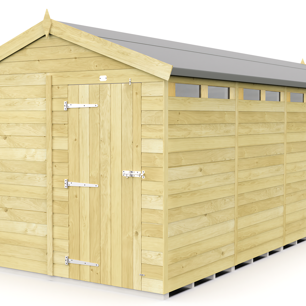 8ft Apex Security Shed