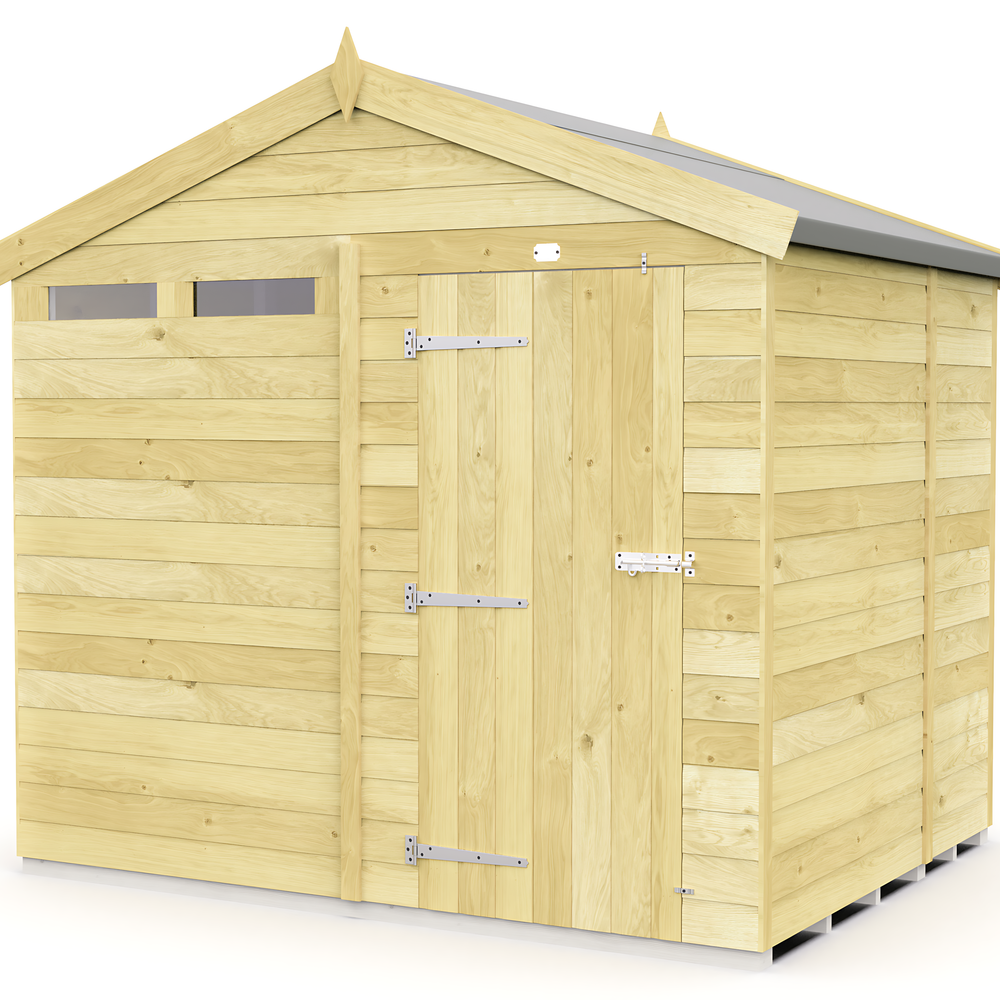 8ft Apex Security Shed