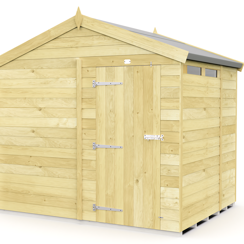 8ft Apex Security Shed