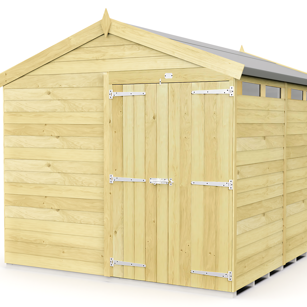8ft Apex Security Shed