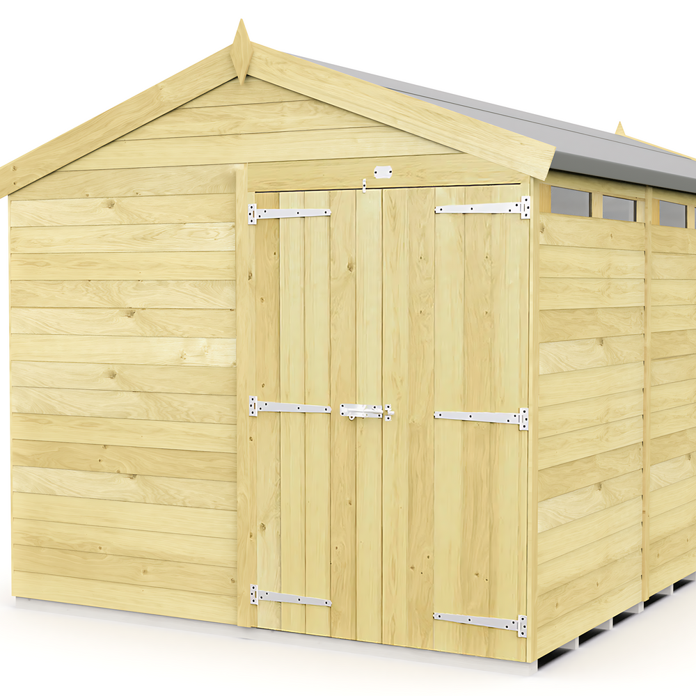8ft Apex Security Shed
