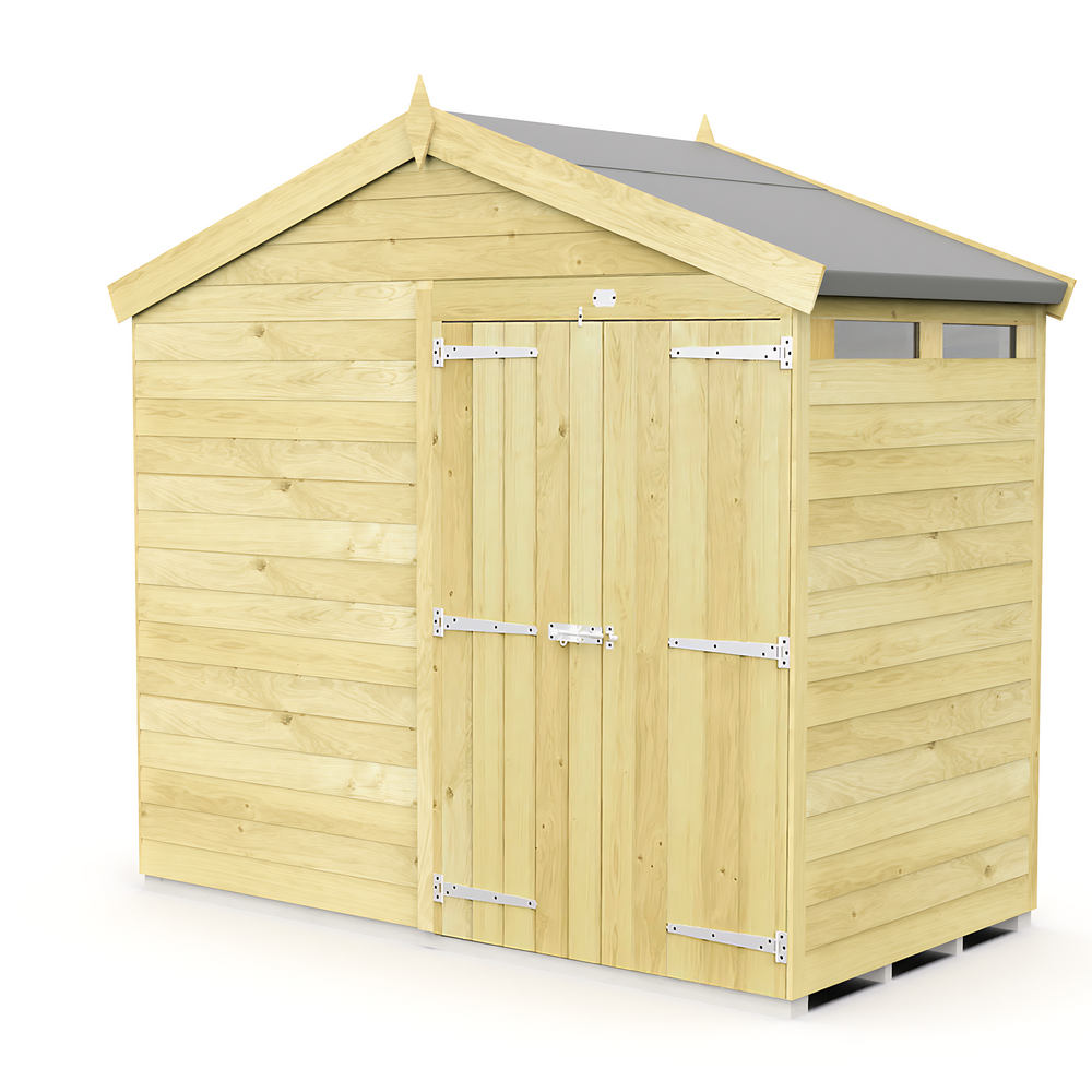 8ft Apex Security Shed
