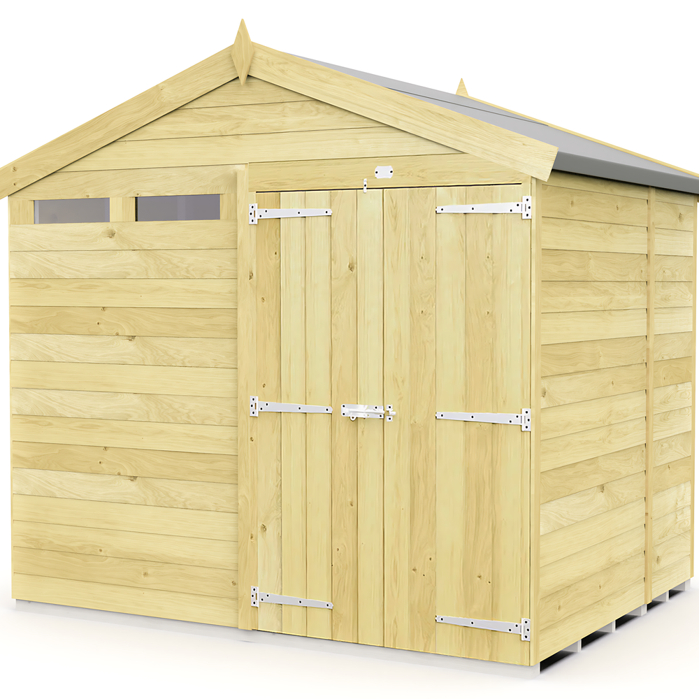 8ft Apex Security Shed