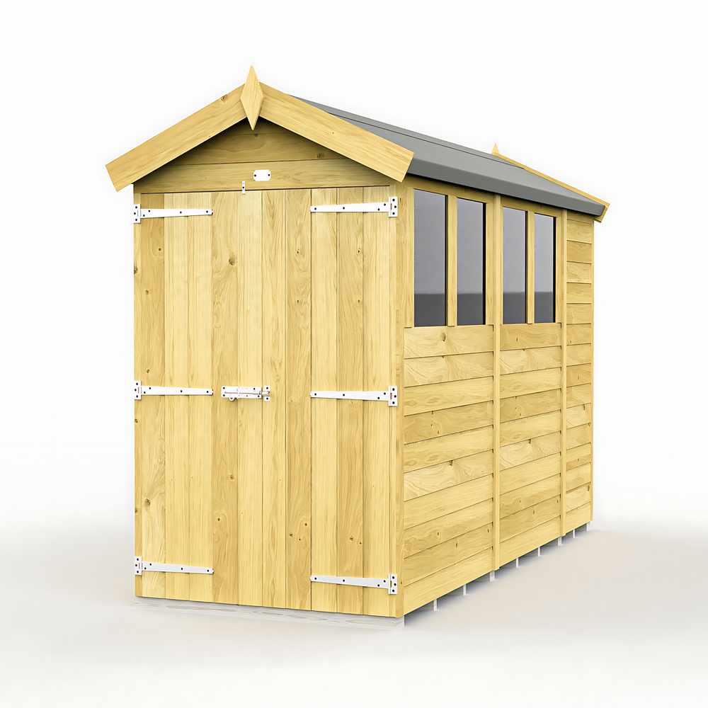 4ft x 11ft Apex Shed