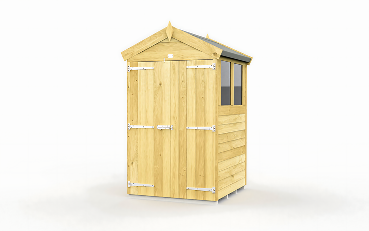 4ft x 4ft Apex Shed
