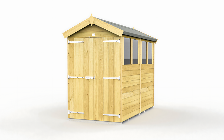 4ft x 8ft Apex Shed
