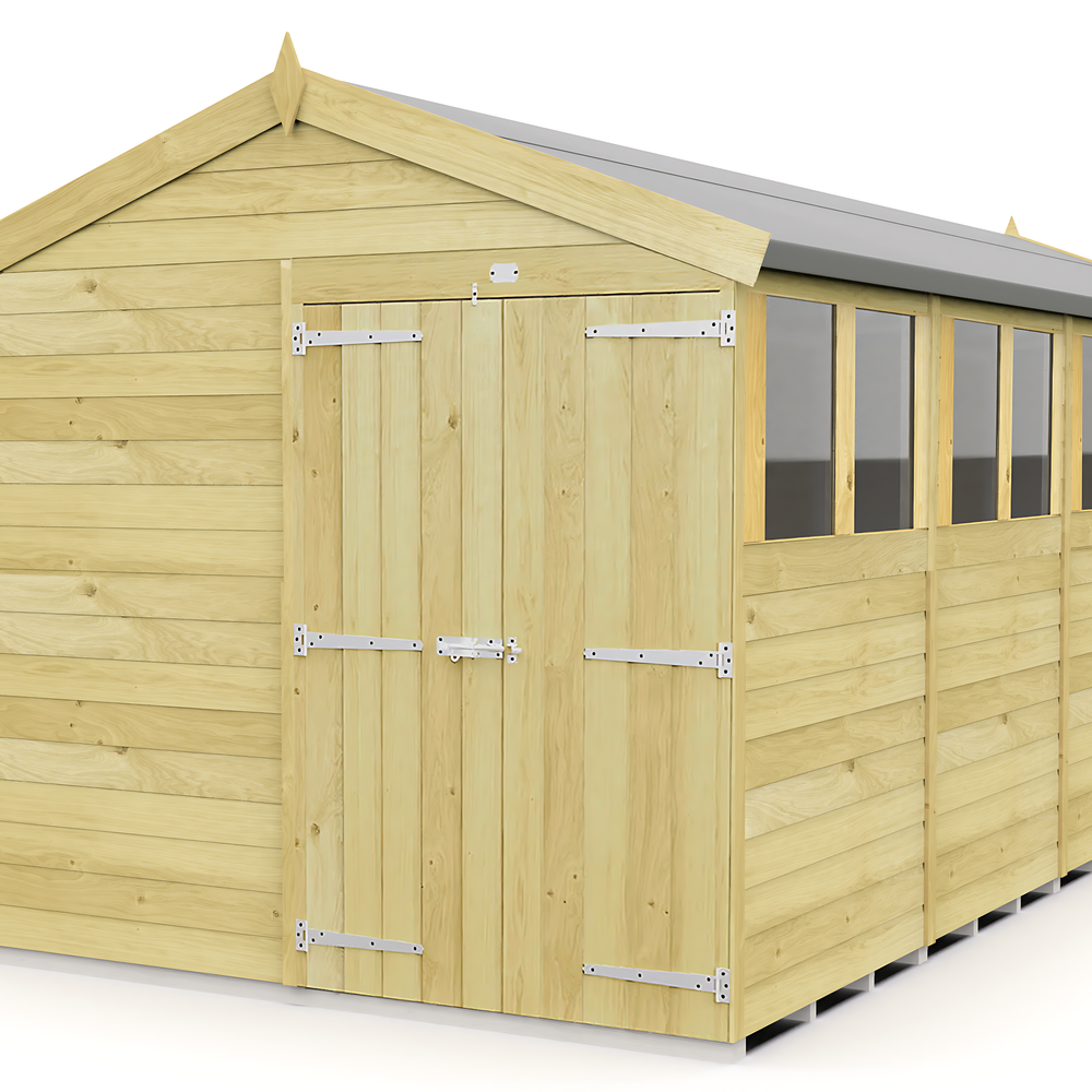 8ft x 17ft Apex Shed