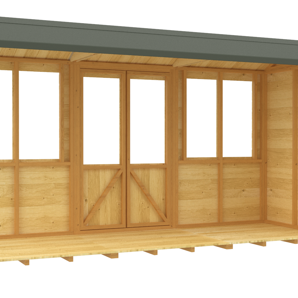4ft x 12ft Apex Summer House