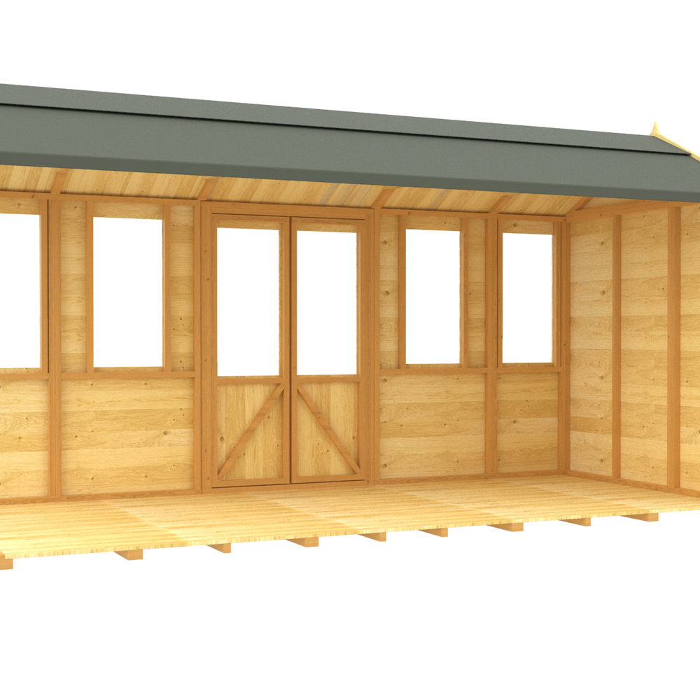 7ft x 14ft Apex Summer House