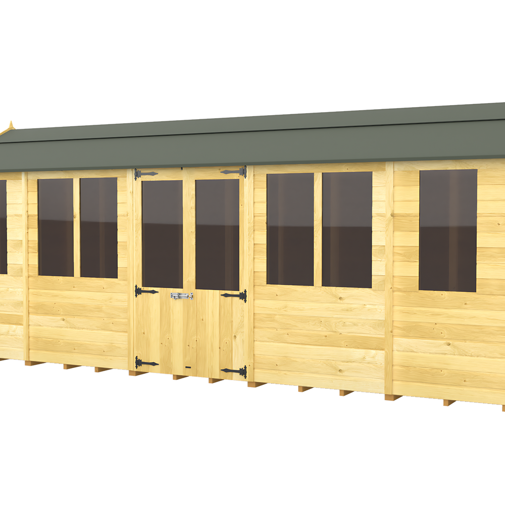 7ft x 18ft Apex Summer House