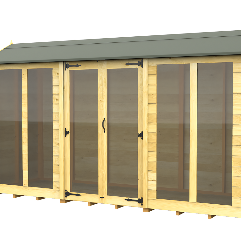 5ft Apex Summer House (Full Height Window)