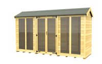 5ft Apex Summer House (Full Height Window)