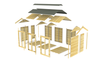 5ft x 16ft Apex Summer House (Full Height Window)