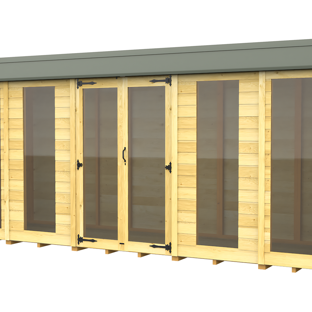 5ft Apex Summer House (Full Height Window)