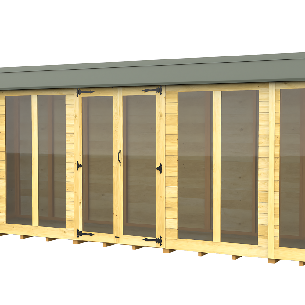 5ft Apex Summer House (Full Height Window)