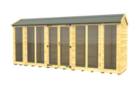 5ft Apex Summer House (Full Height Window)