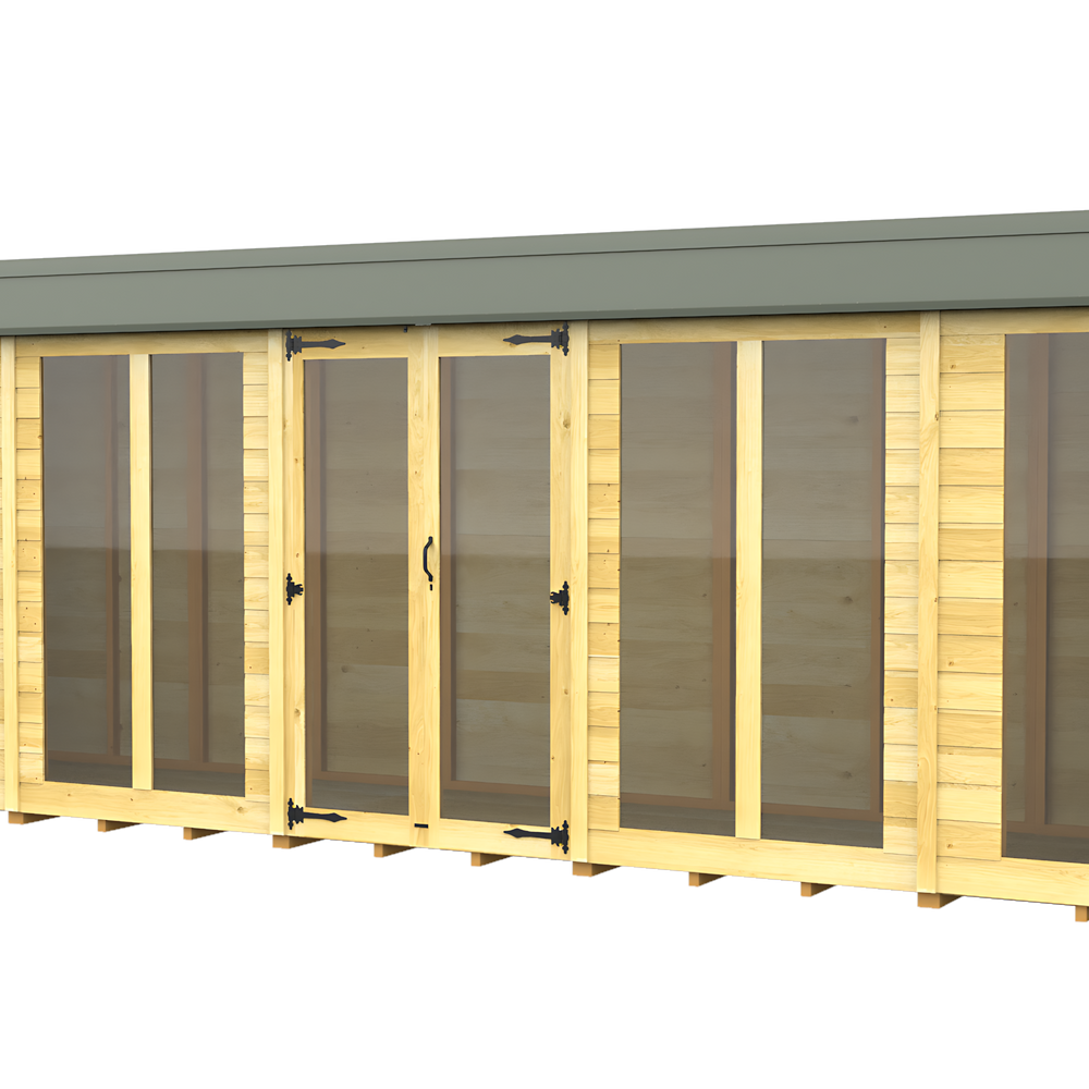 5ft Apex Summer House (Full Height Window)