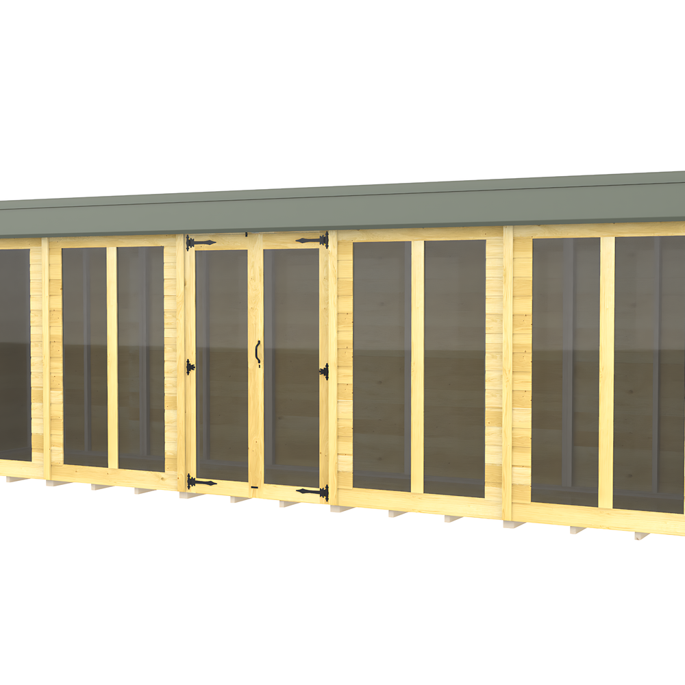5ft Apex Summer House (Full Height Window)