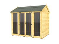 6ft x 8ft Apex Summer House (Full Height Window)