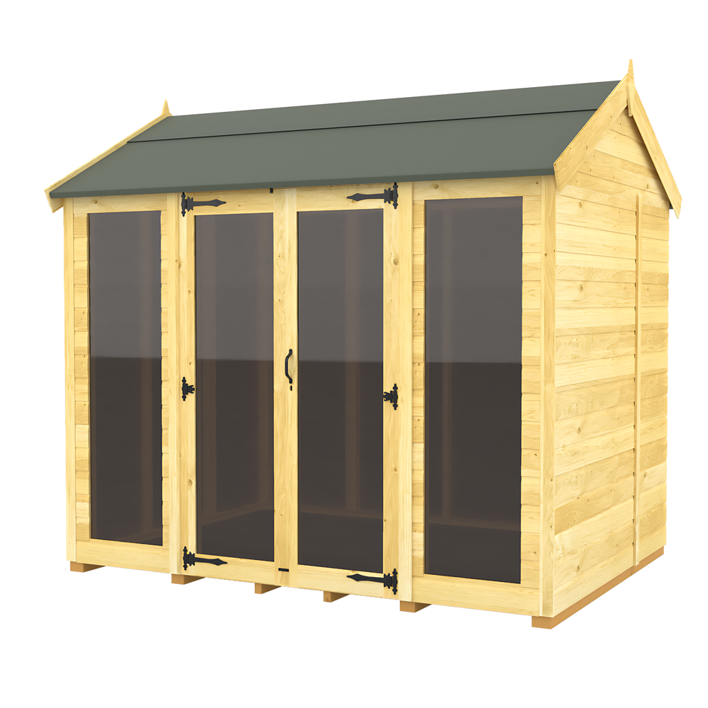 8ft Apex Summer House (Full Height Window)