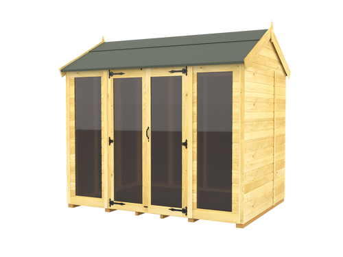 8ft Apex Summer House (Full Height Window)