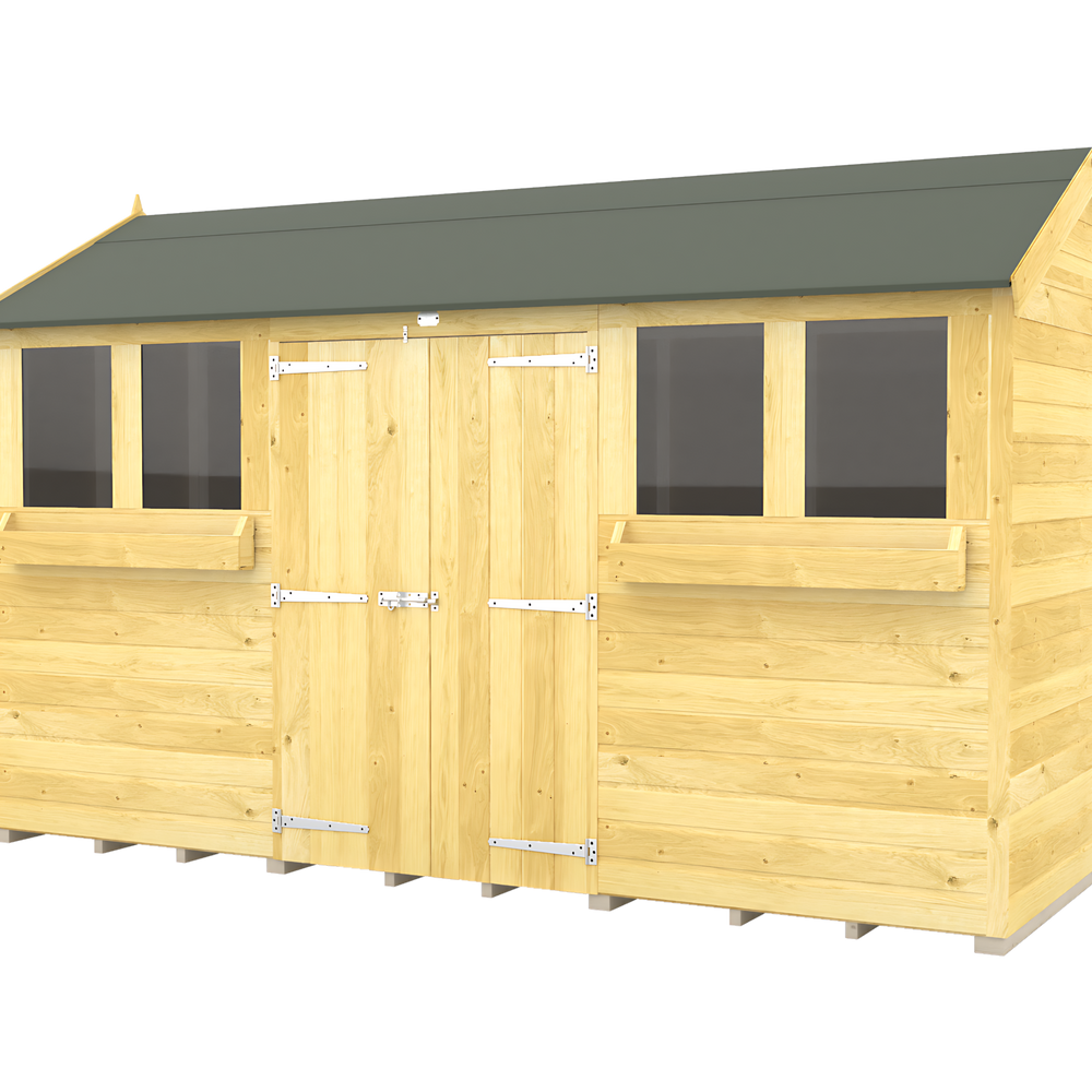 6ft x 12ft Apex Summer Shed