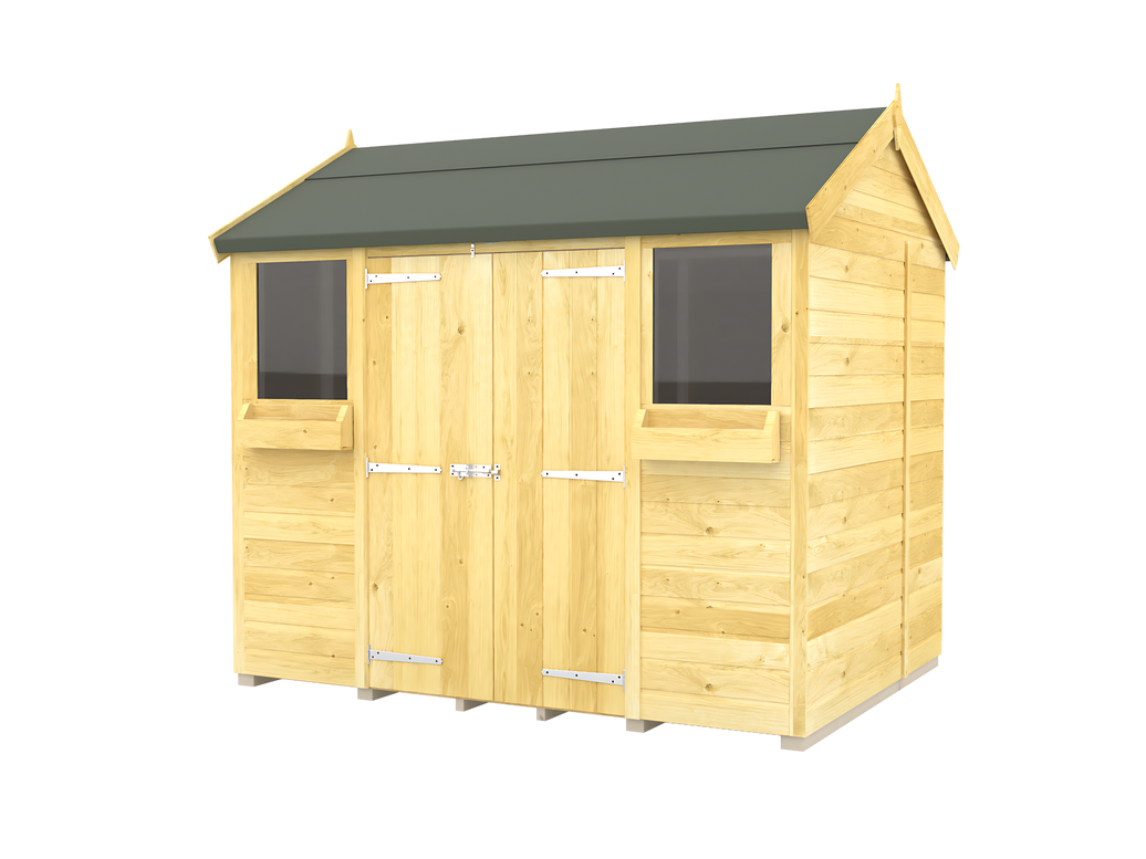 7ft x 8ft Apex Summer Shed