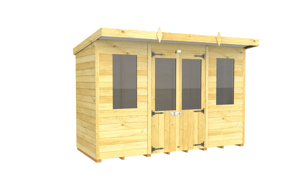 4ft x 10ft Pent Summer House