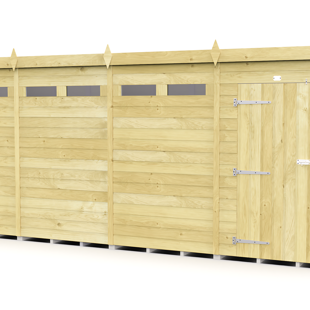 8ft Pent Security Shed