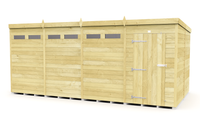 8ft Pent Security Shed