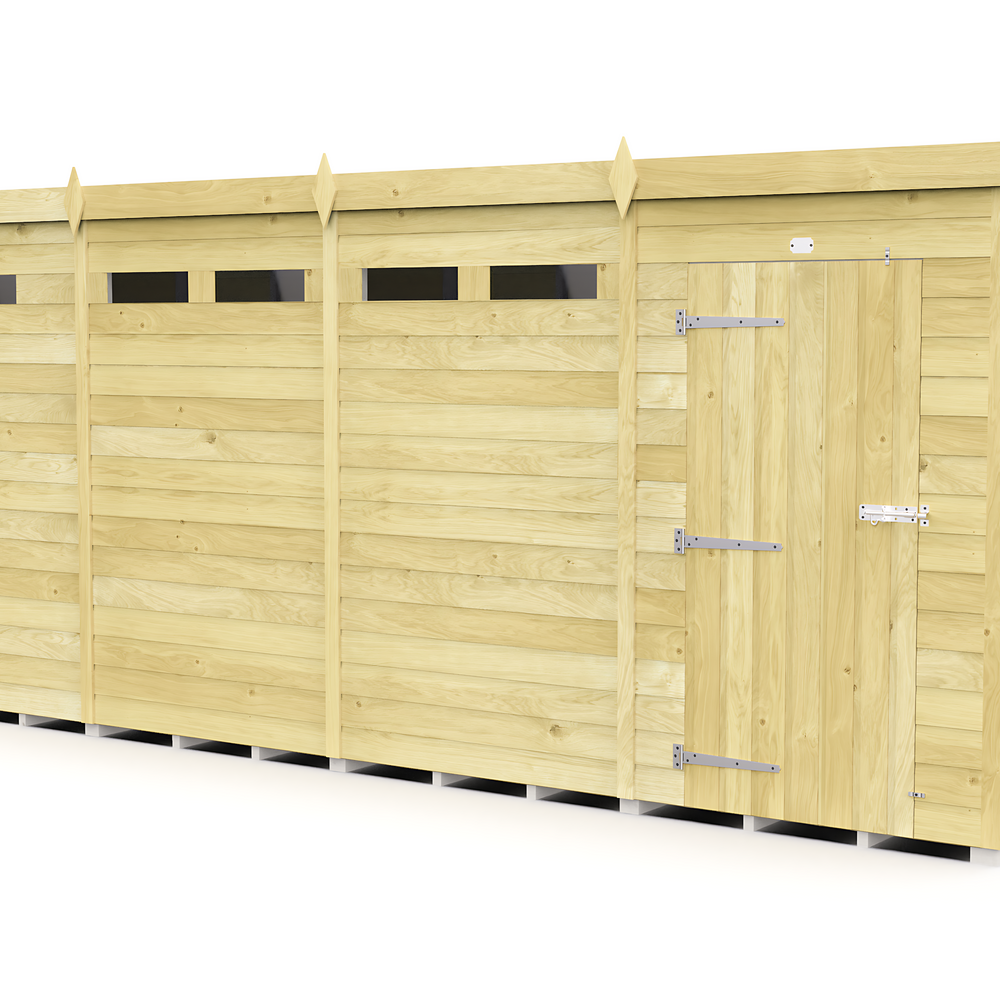 8ft Pent Security Shed