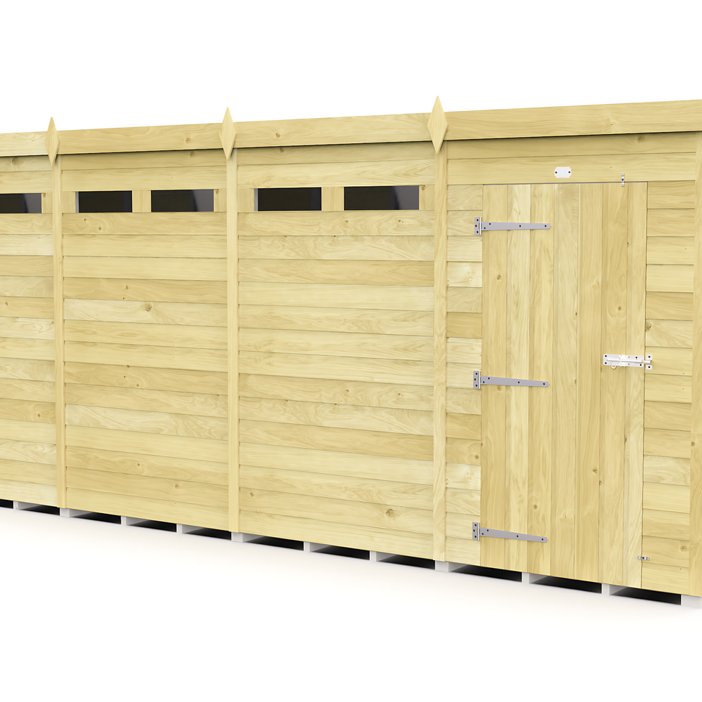 8ft Pent Security Shed