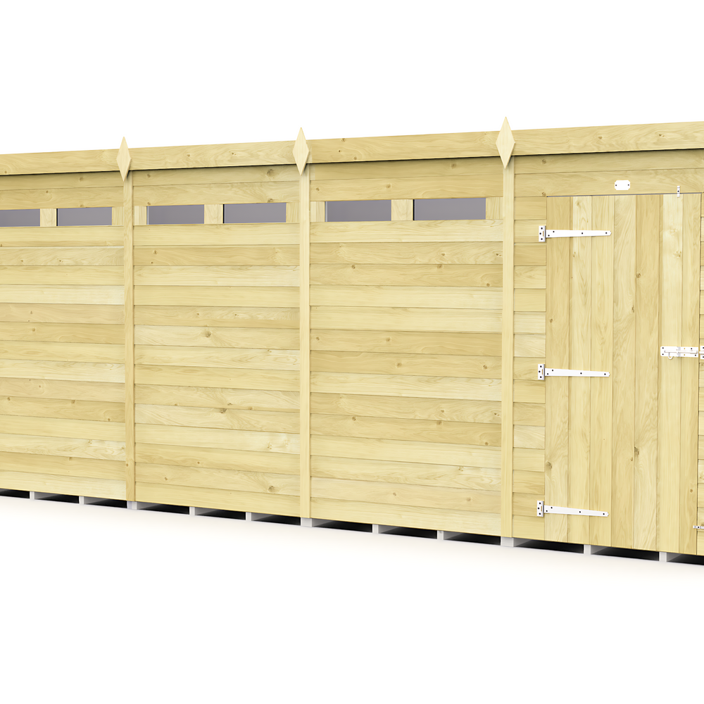 8ft Pent Security Shed