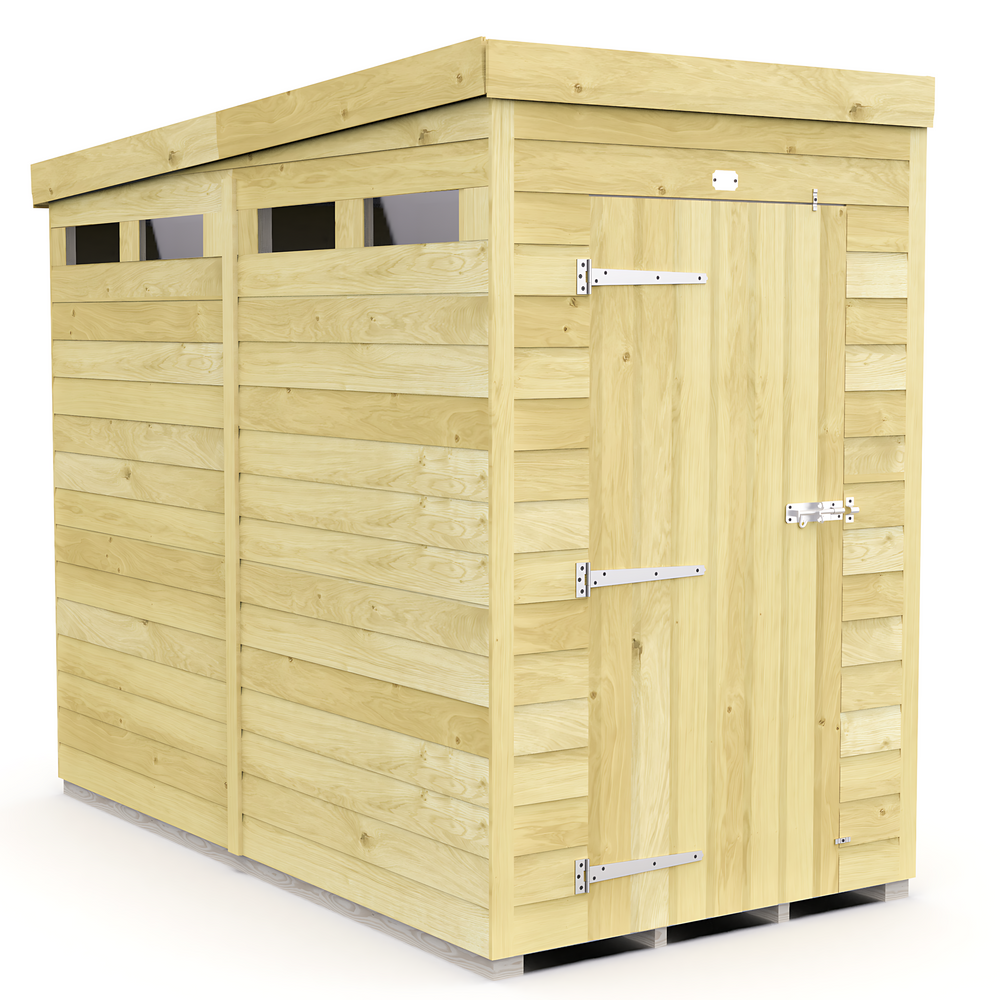 8ft Pent Security Shed