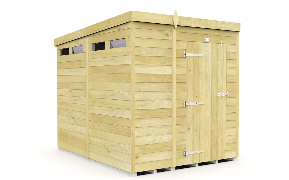 8ft Pent Security Shed